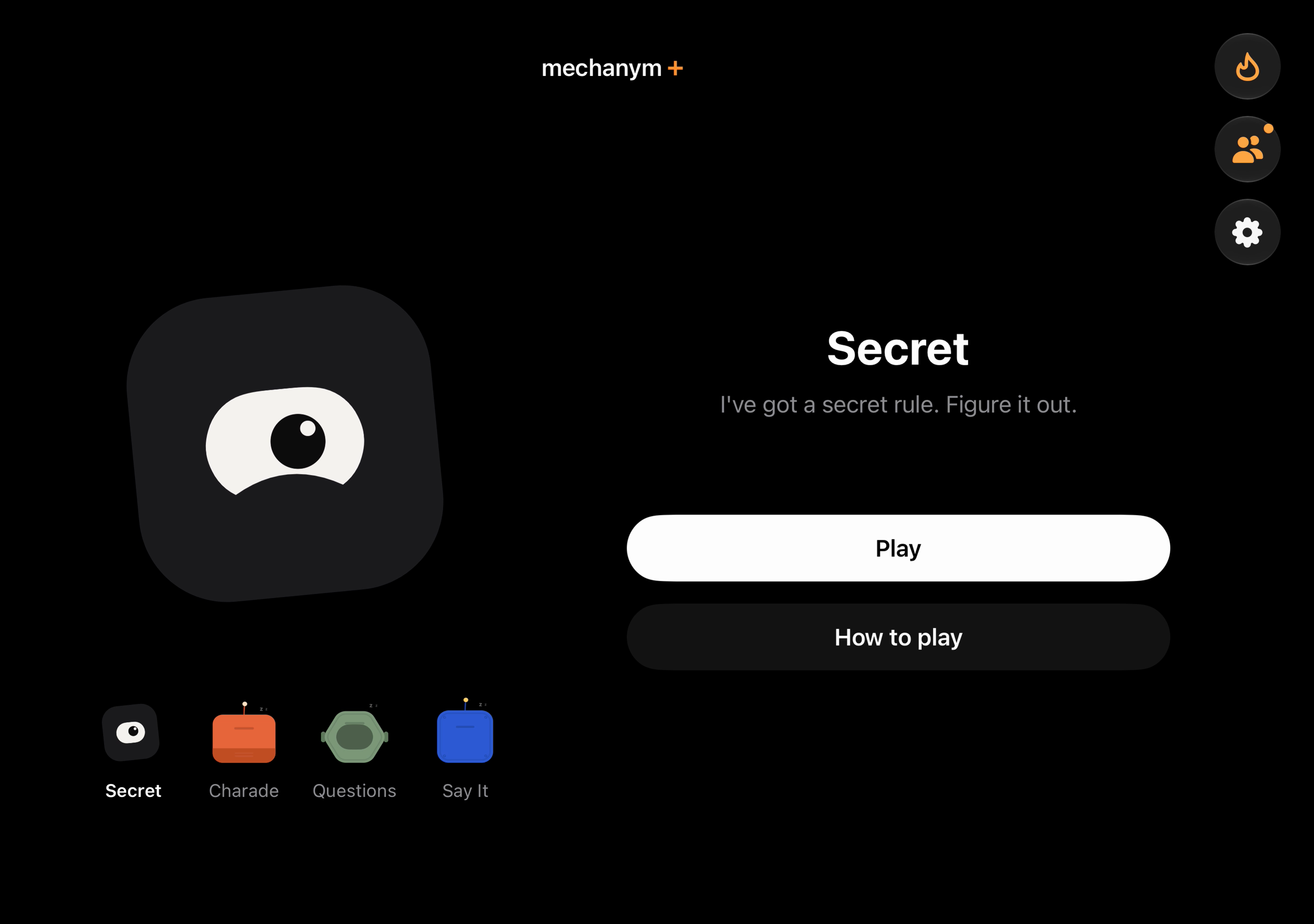 iPhone Duo screenshot: Home, dark