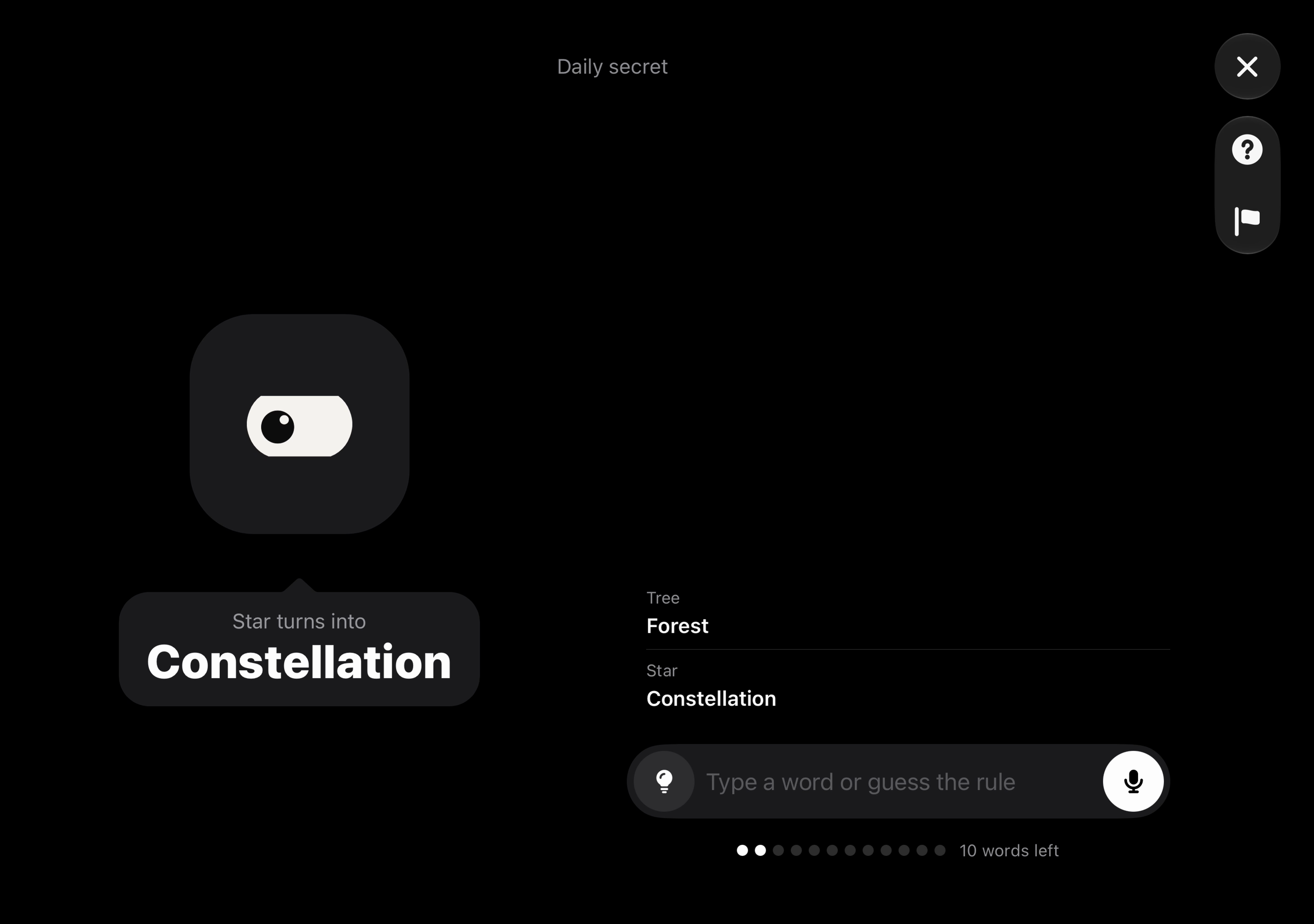 iPhone Duo screenshot: Round, dark